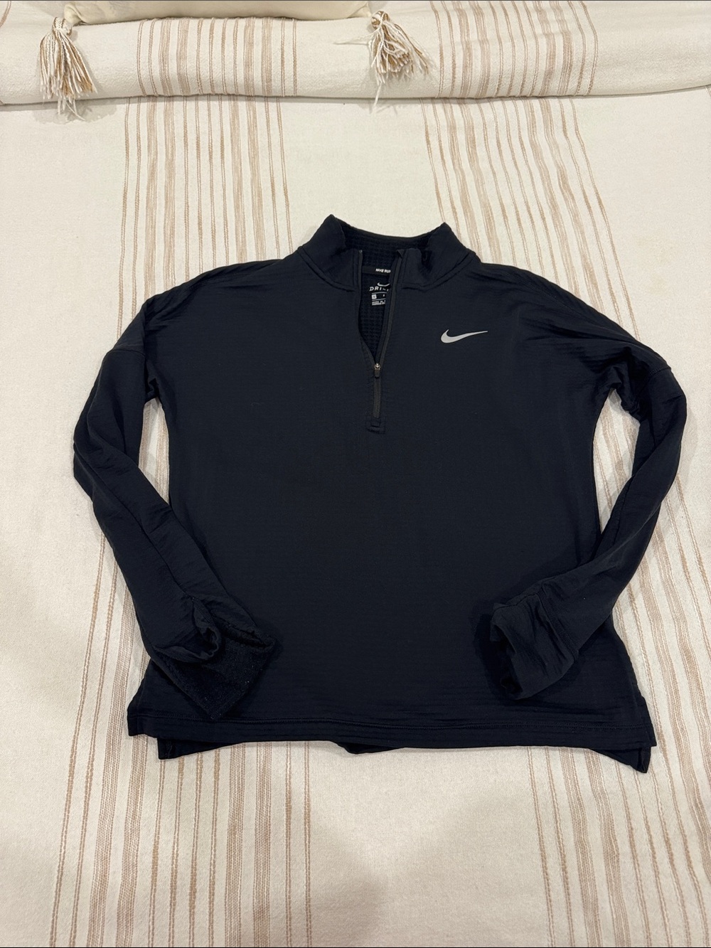 Nike Black Quarter-Zip Performance Pullover